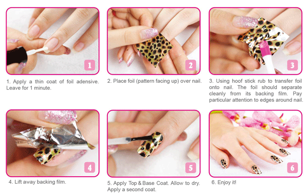 Sina Nail Art Foil Kit 2 Tdi Inc Trans Design Supplies Nail Art Foil Gif